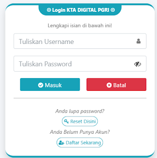 Register PGRI Kota Jakarta Pusat - Persatuan Guru Republik Indonesia Cabang Kota Jakarta Pusat
